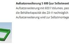 Amazone BEHÄLTERAUFSATZ