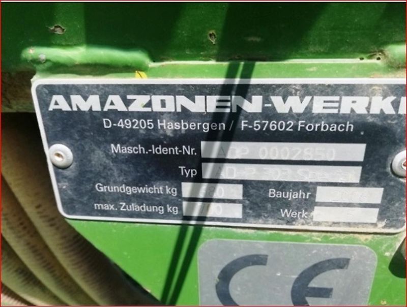 Amazone AD P 303 SPECIAL KG 303
