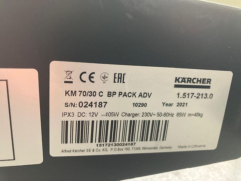 Kärcher KM 70/30 C BP PACK
