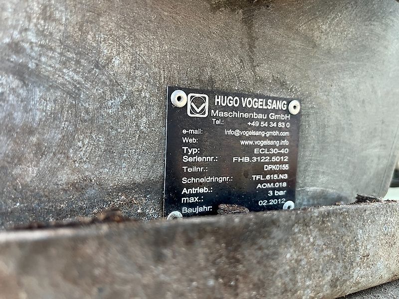 Vogelsang SPK0122 Schleppschlauch Verteiler Gestänge 15 m, Güllewagen, Güllefass, Gülle