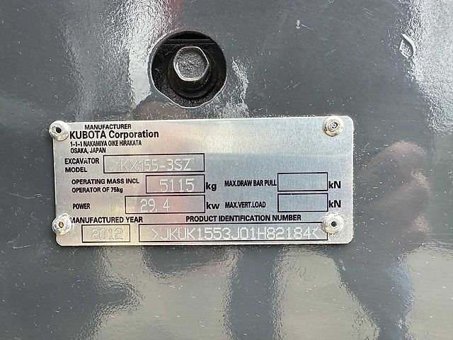 Kubota KX155-3SZ