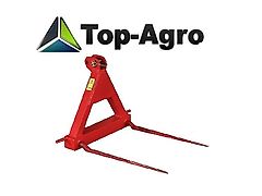 Top-Agro DIREKT VOM HERSTELLER 3-pkt Ballengabel Ballenzinken BGA3P