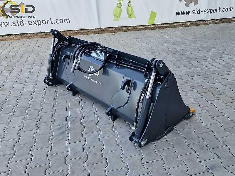 SID Klappschaufel 4in1 mini 1600mm Hardox Schürfleiste