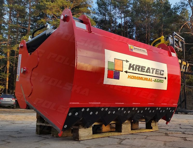 KREATEC Silageschneidzange / Silageschneider 1,8m mit 3 Zylindern,Zähne Hardox 500