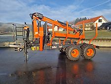 MTM 10T 10to 9,20m Kran Druckluft Doppelrohrrahmen