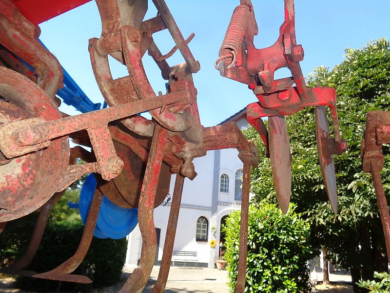 Rau Hackgerät 6 reihig mit Exaktsteuerung Hackschutzscheiben je Reihe 3 Hackschare alleArbeitswerkzeuge Stufenlos Verstellbar