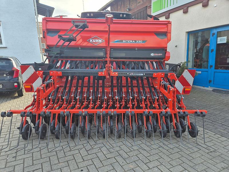 Kuhn Sitera 330E 24 Reihen + HRB 303D , elektrische Dosierung, Spuranreißer, DURAKUHN
