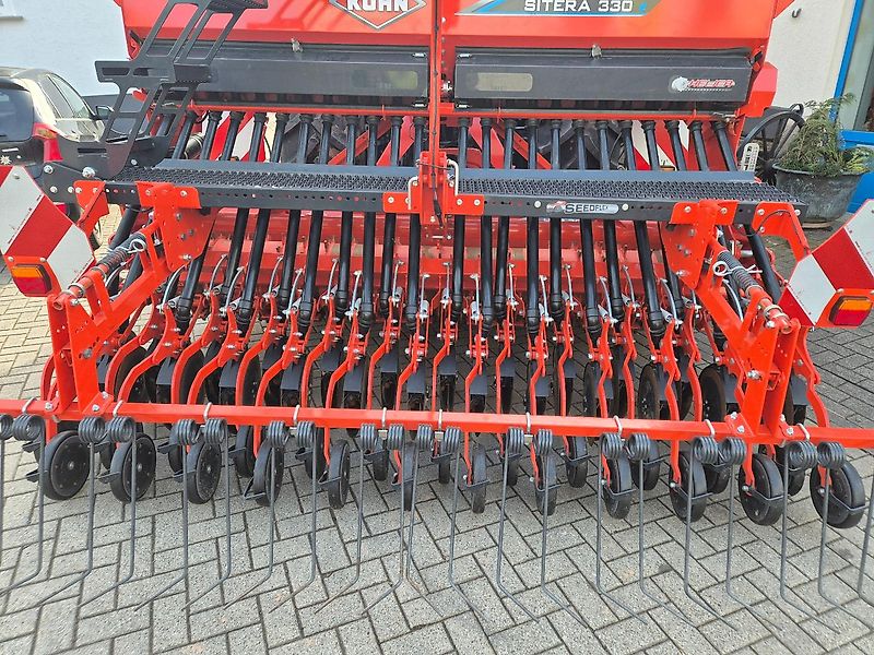 Kuhn Sitera 330E 24 Reihen + HRB 303D , elektrische Dosierung, Spuranreißer, DURAKUHN