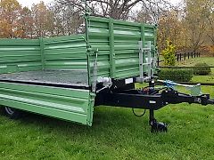 Brantner E 6040 Premium - mit abklappbaren Aufsatzwänden -- 500er Breitreifen ( 14 PLY)