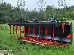 AMPS Krokodyl II-Siłownikowy Zęby Kute/ KROKODILGEBISS 2-ZYLINDER/ Kramer, Manitou