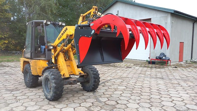 1986 Schaufel mit Zudruck Krokodilschaufel Pelikanschaufel crocodile bucket von 1,40 m bis 2,40 m JCB/Merlo/Manitou/