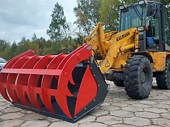 1986 Schaufel mit Zudruck Krokodilschaufel Pelikanschaufel crocodile bucket von 1,40 m bis 2,40 m JCB/Merlo/Manitou/