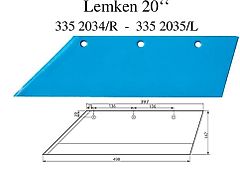 Lemken Pflugschar