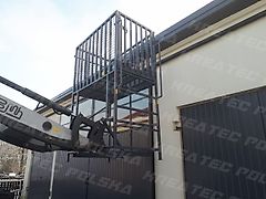 KREATEC Arbeitskorb, Arbeitsbühne 2,0 m mit Erhöhung 1,5