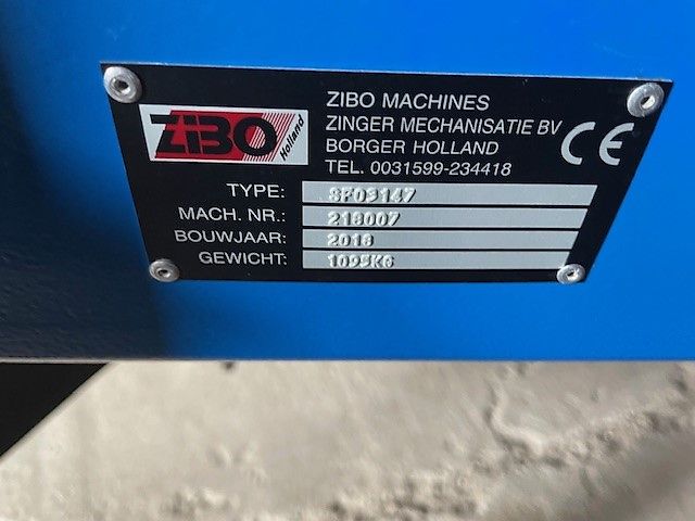 Zibo greppelfrees met drainage unit