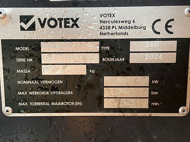 Votex MAXIMUS 240 KLEPELMAAIER DEMO