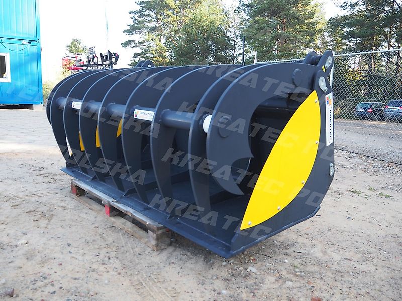 KREATEC Silagebeißschaufel HEAVY für Teleskoplader, mit Hardox Schurfleiste