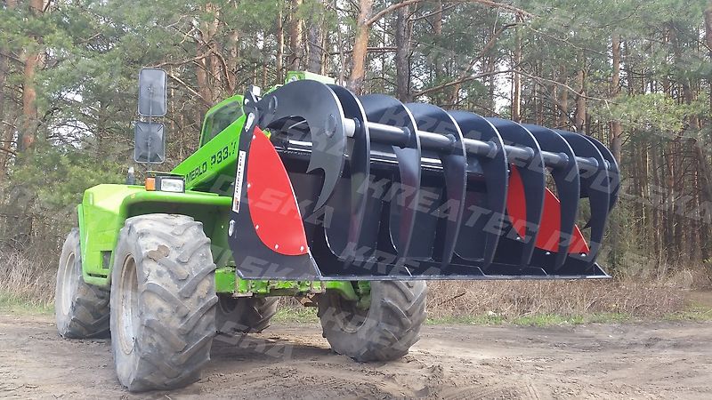KREATEC Silagebeißschaufel HEAVY für Teleskoplader, mit Hardox Schurfleiste
