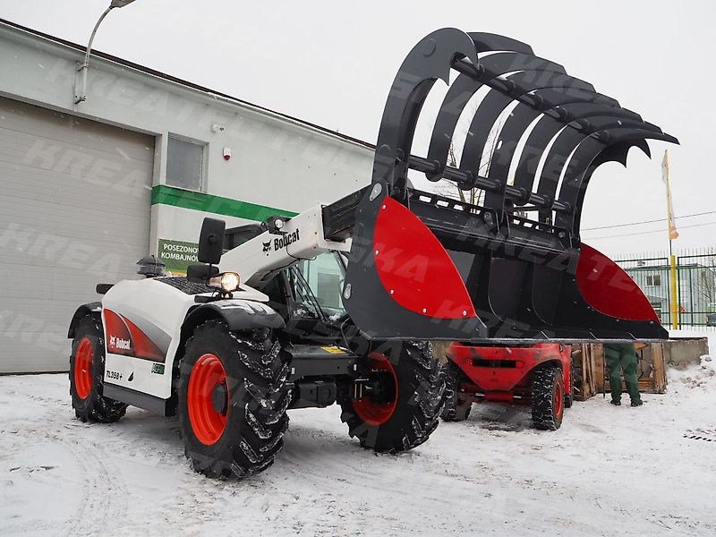KREATEC Silagebeißschaufel HEAVY für Teleskoplader, mit Hardox Schurfleiste