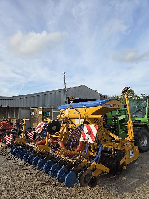 Alpego 3 metre power harrow drill combination