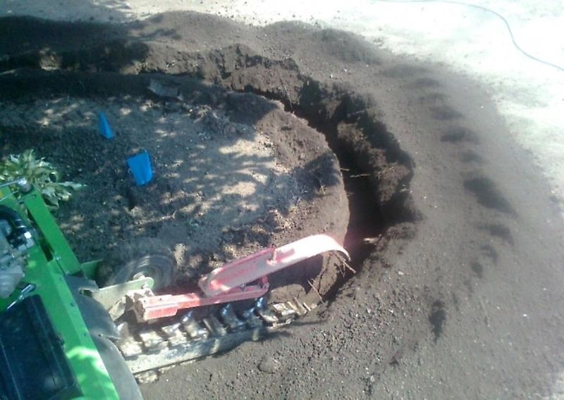 Grabenfräse Kabelfräse Schachtfräse Kanalfräse Drainagefräse