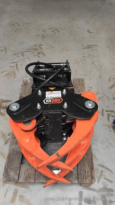 KX-TreeShears KX210 KX280 KX350 Fällgreifer Energieholzgreifer Baumschere Holzschere Greifer Bagger