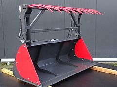 Hofstede Mestbak uitmestbak mest silage kuil uitmest bak grijper