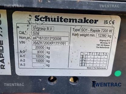 Schuitemaker Rapide 7200W opraapwagen